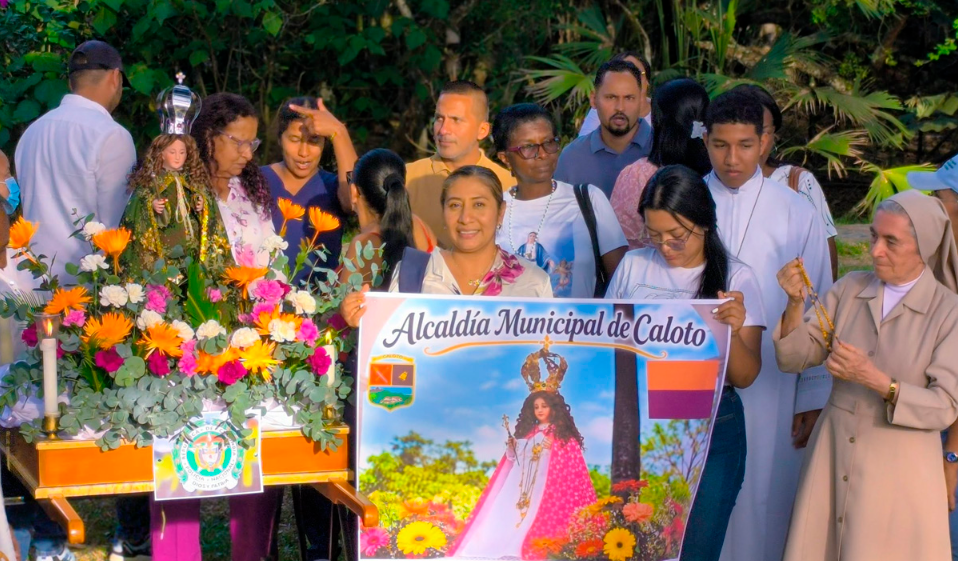 Caloto acompaña las fiestas de la niña María